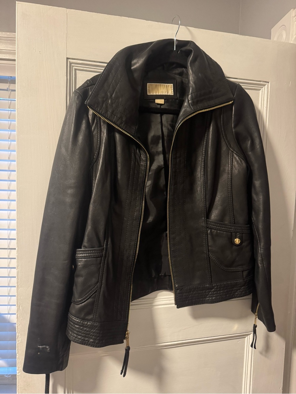 Women’s Michael kors leather coat